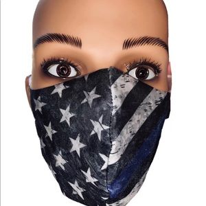 Thin Blue Line Rewashable Face Mask *MADE IN USA*